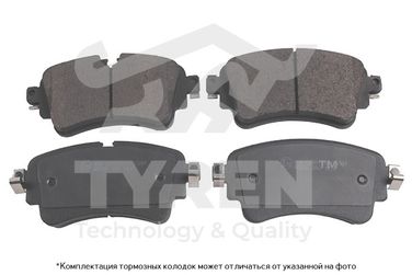 TYREN TYR1222411 Колодки тормозные дисковые | зад | - 1