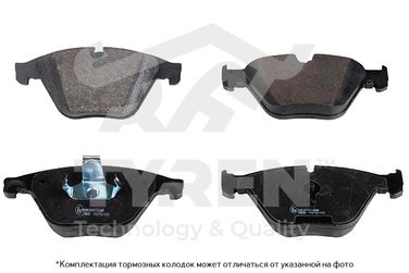 TYREN TYR1210771 Колодки тормозные дисковые | перед | - 1