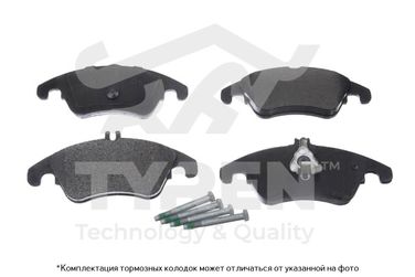 TYREN TYR1215591 Колодки тормозные дисковые | перед | - 1