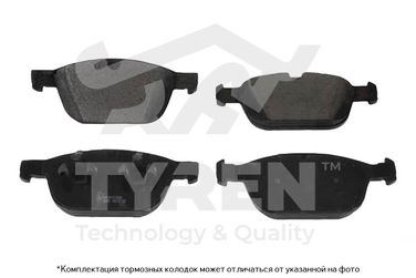 TYREN TYR1220181 Колодки тормозные дисковые | перед | - 1