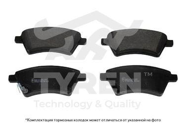 TYREN TYR1220651 Колодки тормозные дисковые | перед | - 1