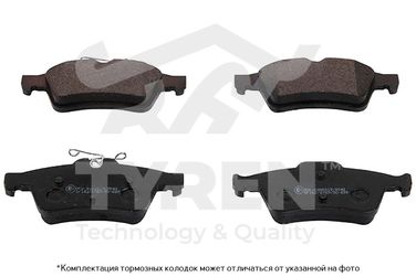 TYREN TYR1217531 Колодки тормозные дисковые | зад | - 1
