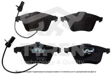 TYREN TYR1219821 Колодки тормозные дисковые | перед | - 1