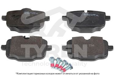 TYREN TYR1210791 Колодки тормозные дисковые | зад | - 1