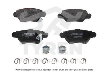 TYREN TYR1216791 Колодки тормозные дисковые | зад | - 1
