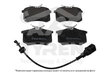 TYREN TYR1219811 Колодки тормозные дисковые | зад | - 1