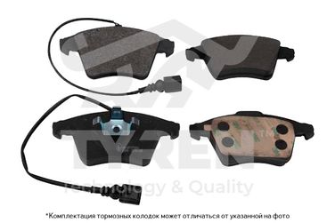 TYREN TYR1219831 Колодки тормозные дисковые | перед | - 1