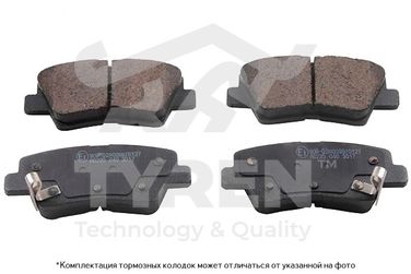 TYREN TYR1216571 Колодки тормозные дисковые | зад | - 1