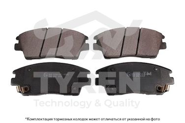 TYREN TYR1216331 Колодки тормозные дисковые | перед | - 1