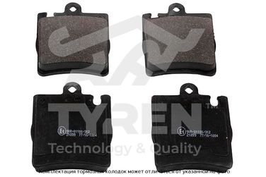 TYREN TYR1215311 Колодки тормозные дисковые | зад | - 1