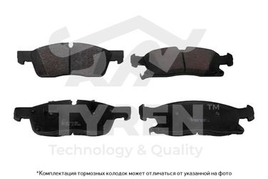TYREN TYR1221161 Колодки тормозные дисковые | перед | - 1