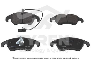 TYREN TYR1222271 Колодки тормозные дисковые | перед | - 1