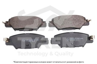 TYREN TYR1214991 Колодки тормозные дисковые | зад | - 1