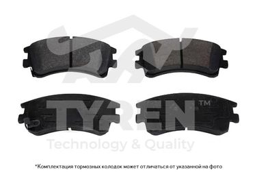 TYREN TYR1214811 Колодки тормозные дисковые | перед | - 1