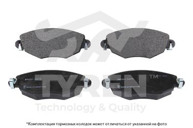 TYREN TYR1213441 Колодки тормозные дисковые | перед | - 1