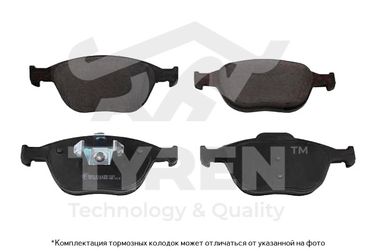 TYREN TYR1213511 Колодки тормозные дисковые | перед | - 1