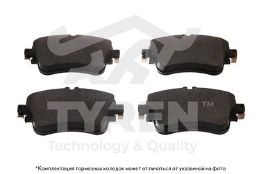 TYREN TYR1215631 Колодки тормозные дисковые | перед | - 1