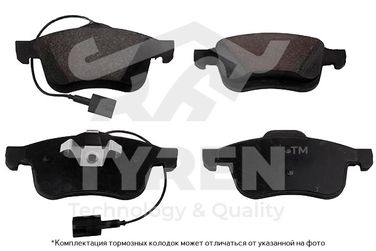 TYREN TYR1212991 Колодки тормозные дисковые | перед | - 1