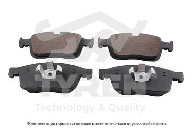 TYREN TYR1220191 Колодки тормозные дисковые | перед | - 1