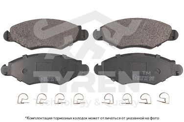 TYREN TYR1217401 Колодки тормозные дисковые | перед | - 1