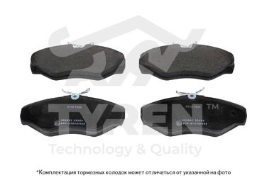 TYREN TYR1216861 Колодки тормозные дисковые | перед | - 1