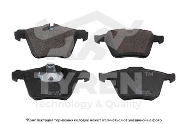 TYREN TYR1213611 Колодки тормозные дисковые | перед | - 1