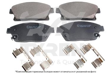 TYREN TYR1217031 Колодки тормозные дисковые | перед | - 1