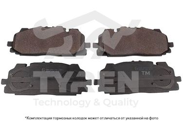 TYREN TYR1222541 Колодки тормозные дисковые | перед | - 1