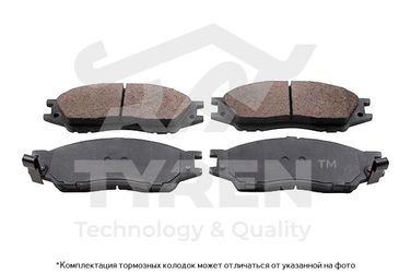 TYREN TYR1212321 Колодки тормозные дисковые | перед | - 1