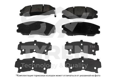 TYREN TYR1216961 Колодки тормозные дисковые | перед | - 1
