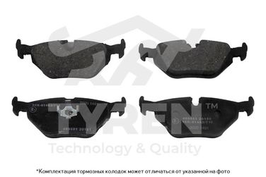 TYREN TYR1210491 Колодки тормозные дисковые | зад | - 1