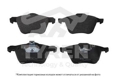 TYREN TYR1220151 Колодки тормозные дисковые | перед | - 1
