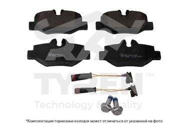 TYREN TYR1215441 Колодки тормозные дисковые | зад | - 1