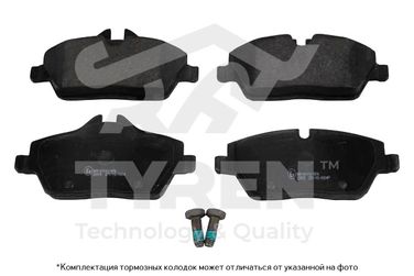 TYREN TYR1210611 Колодки тормозные дисковые | перед | - 1