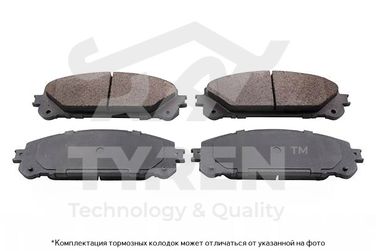 TYREN TYR1222061 Колодки тормозные дисковые | перед | - 1