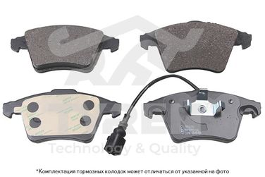 TYREN TYR1219661 Колодки тормозные дисковые | перед | - 1
