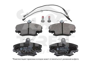 TYREN TYR1221511 Колодки тормозные дисковые | перед | - 1