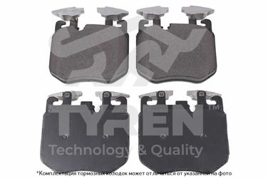 TYREN TYR1211121 Колодки тормозные дисковые | перед | - 1