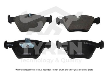 TYREN TYR1210521 Колодки тормозные дисковые | перед | - 1