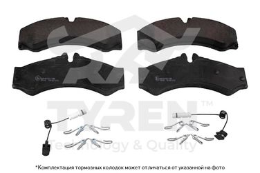 TYREN TYR1215261 Колодки тормозные дисковые | перед | - 1