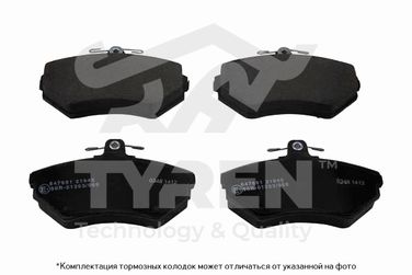 TYREN TYR1219451 Колодки тормозные дисковые | перед | - 1