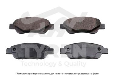 TYREN TYR1218941 Колодки тормозные дисковые | перед | - 1