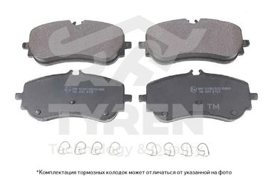 TYREN TYR1222631 Колодки тормозные дисковые | зад | - 1