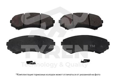 TYREN TYR1214491 Колодки тормозные дисковые | перед | - 1