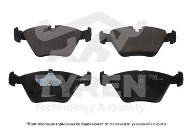 TYREN TYR1210421 Колодки тормозные дисковые | перед | - 1