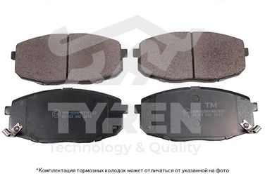 TYREN TYR1216401 Колодки тормозные дисковые | перед | - 1