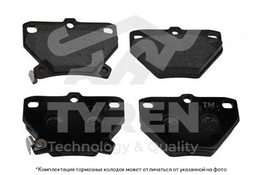 TYREN TYR1218811 Колодки тормозные дисковые | зад | - 1