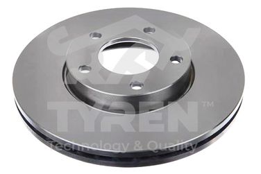 TYREN TYR1014361 Диск тормозной | перед | - 1