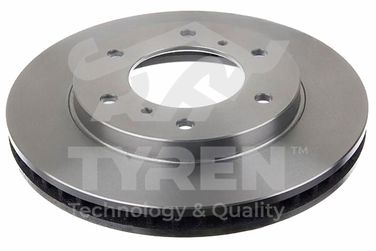 TYREN TYR1014001 Диск тормозной | перед | - 1