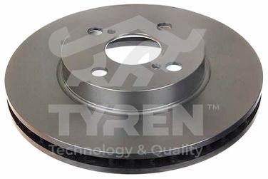 TYREN TYR1019041 Диск тормозной | перед | - 1
